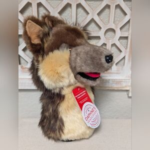 NWT Daphne's Golf Club Headcover Wolf Plush